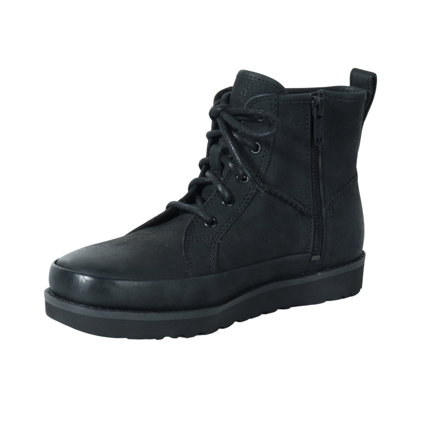 UGG Womens Shoes 38 / Black UGG -  Lace-Up Combat Boots