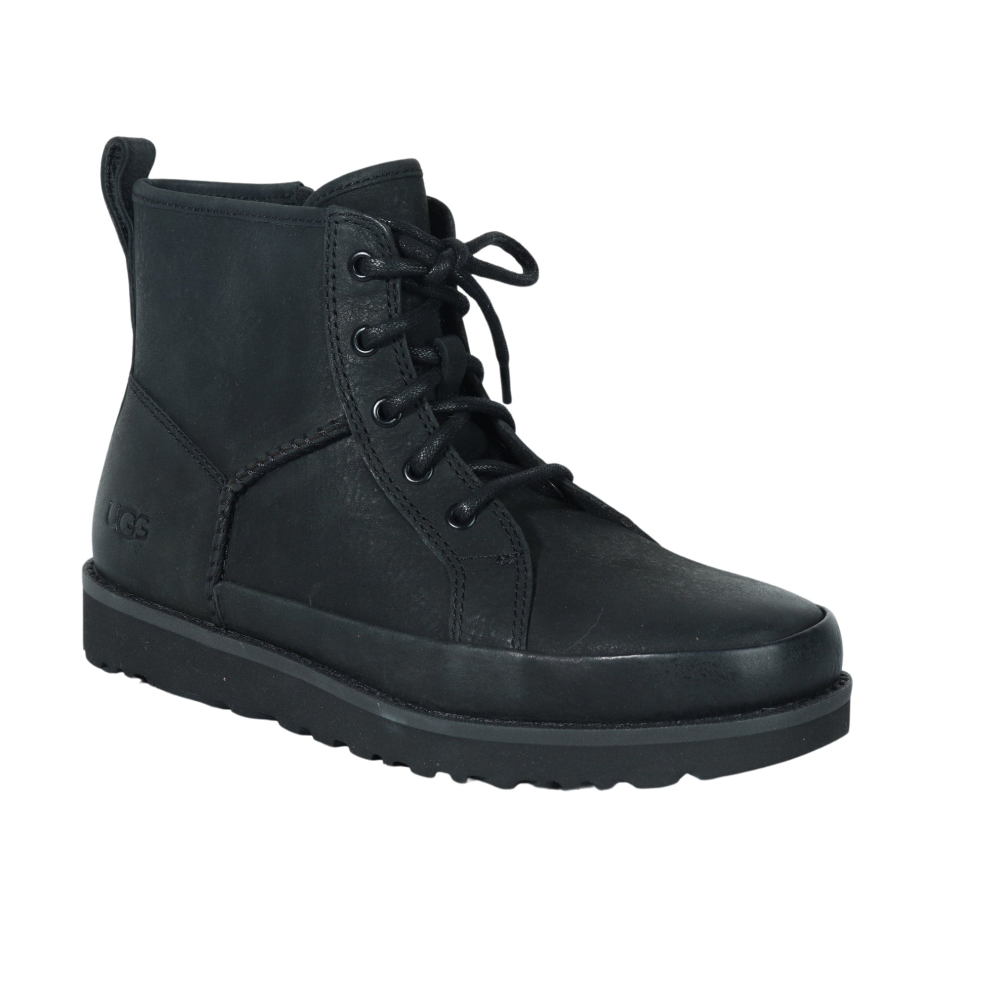 UGG Womens Shoes 38 / Black UGG -  Lace-Up Combat Boots