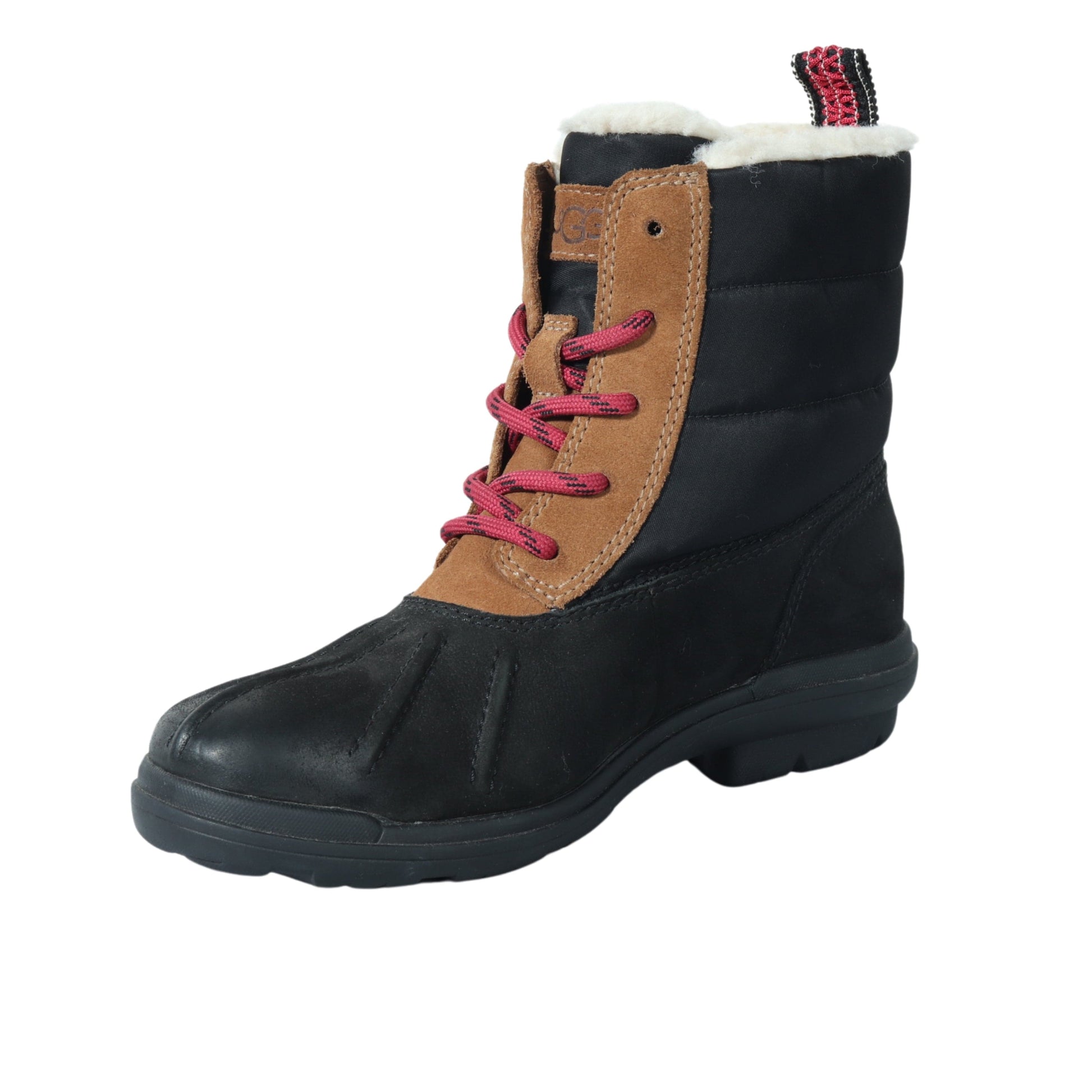 UGG Womens Shoes 38 / Black UGG - Lace up hiker boots