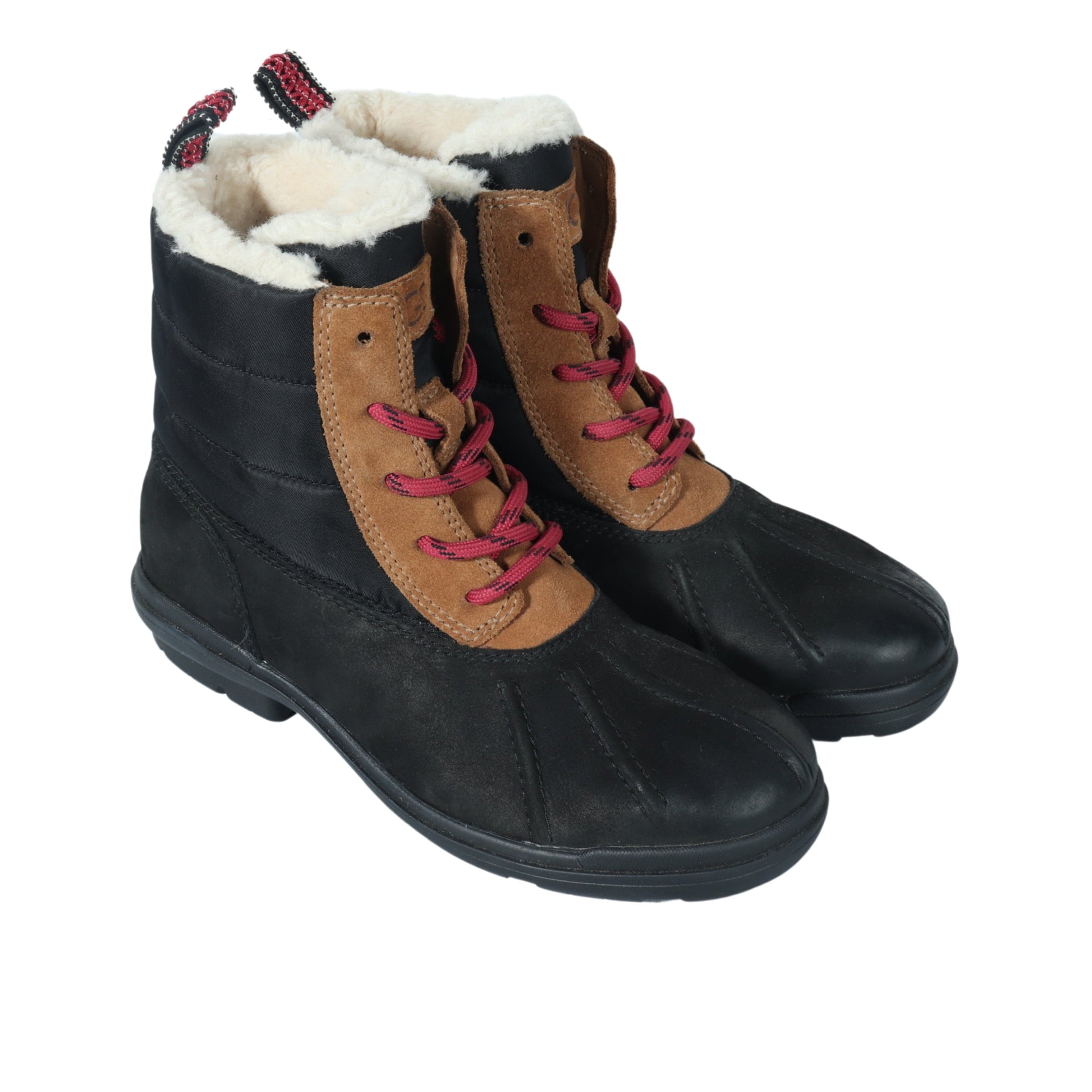 UGG Womens Shoes 38 / Black UGG - Lace up hiker boots