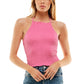 ULTRA FLIRT Womens Tops S / Pink ULTRA FLIRT - Smocked Halter Top