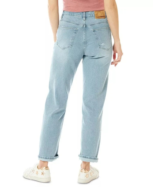 UNIONBAY Womens Bottoms L / Blue UNIONBAY -  Davie 90's Straight-Leg Jeans