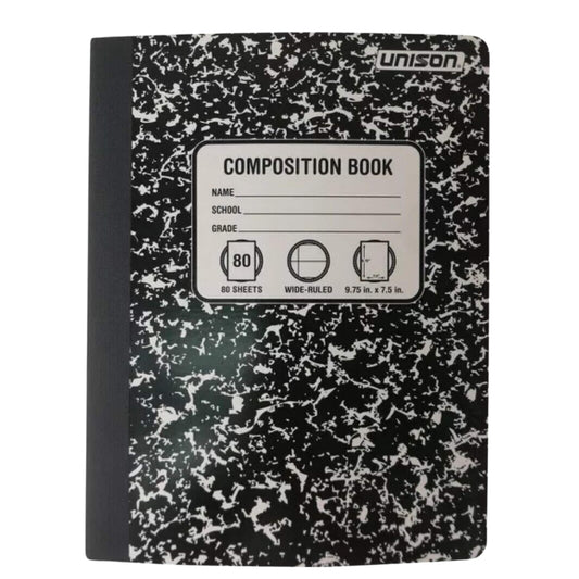 UNISON Stationery UNISON - Composition Notebook, 80 Sheets