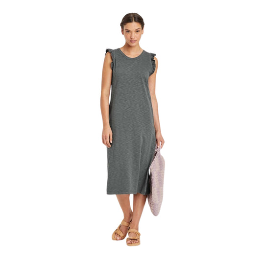 UNIVERSAL THREAD Womens Dress XXL / Grey UNIVERSAL THREAD - Ruffle sleeve Tank Dress