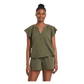 UNIVERSAL THREAD Womens Tops S / Green UNIVERSAL THREAD - Flutter Hort Leeve Bloue
