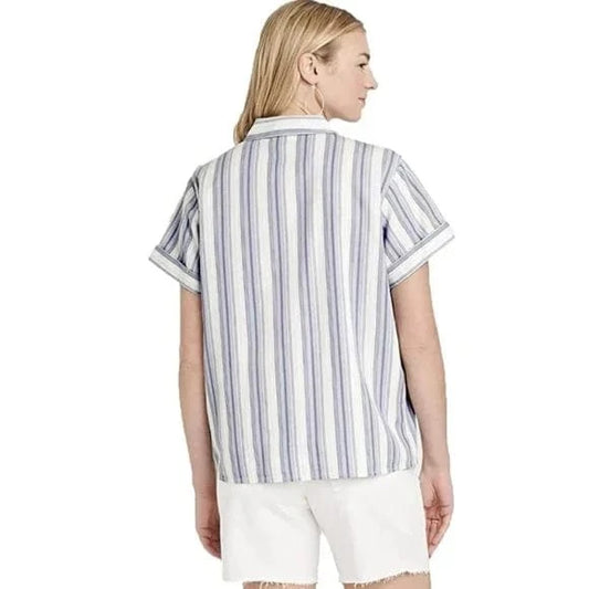 UNIVERSAL THREAD Womens Tops XS / Multi-Color UNIVERSAL THREAD - Striped Shirt Cotton