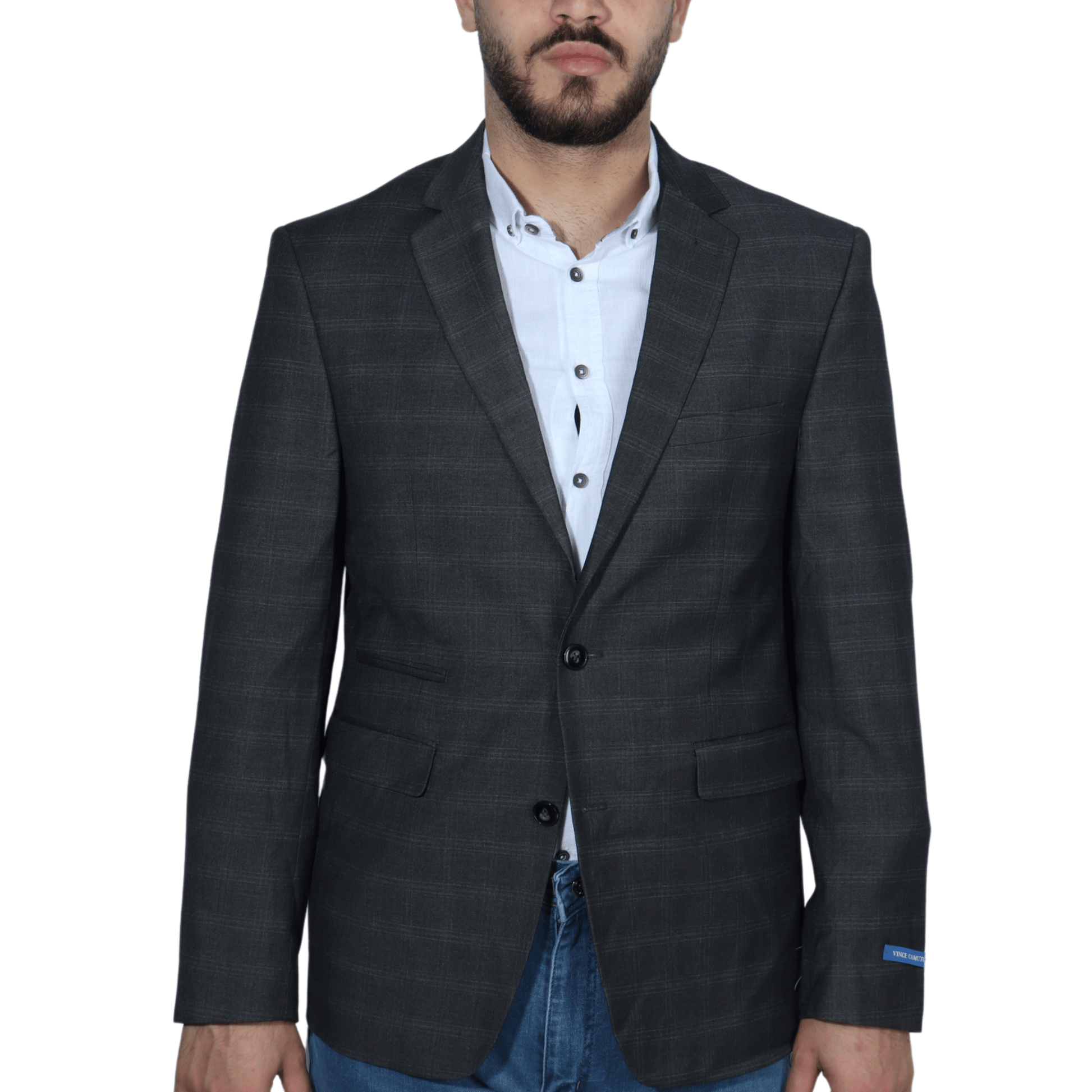 VANCE CAMUTO Mens Jackets M / Grey VANCE CAMUTO - Multi pocket blazer