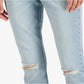 VANILLA STAR Womens Bottoms VANILLA STAR - Ripped Raw-Hem Jeans