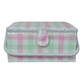 VENDITA Toys Multi-Color VENDITA - Plaid pattern sewing box storage
