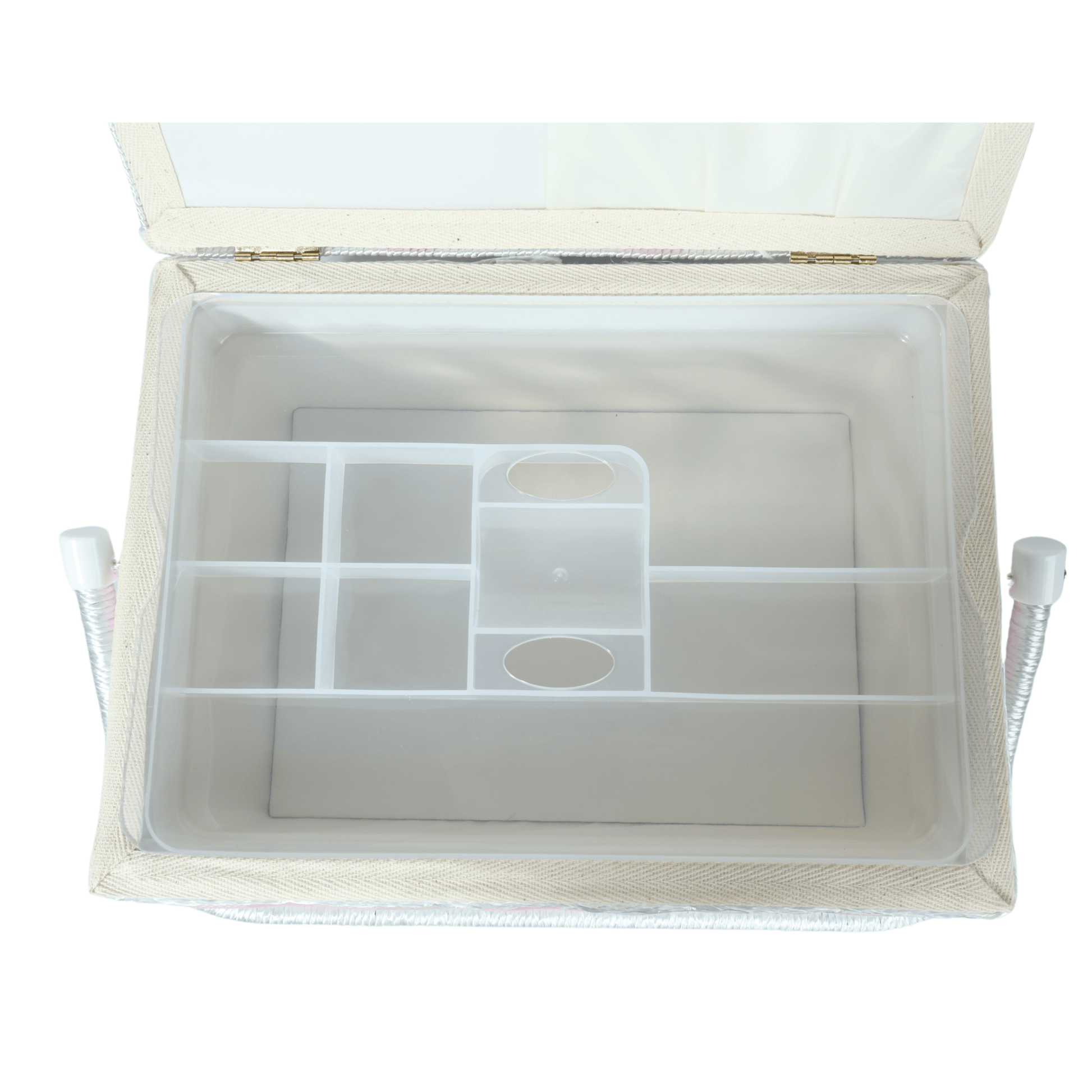 VENDITA Toys Multi-Color VENDITA - Plaid pattern sewing box storage