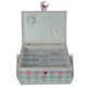 VENDITA Toys Multi-Color VENDITA - Plaid pattern sewing box storage