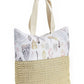 VERDE Beach Bags Multi-Color VERDE - All Over Seashells Printed Beach Bag