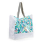 VERDE Beach Bags Multi-Color VERDE - Floral Glitter Beach Bag