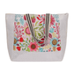 VERDE Beach Bags Multi-Color VERDE - Floral pritn woven beach bag