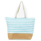 VERDE Beach Bags Blue VERDE - Straw Beach Bag