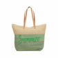 VERDE Beach Bags Green VERDE - Straw Summer Embroidery Beach Bag