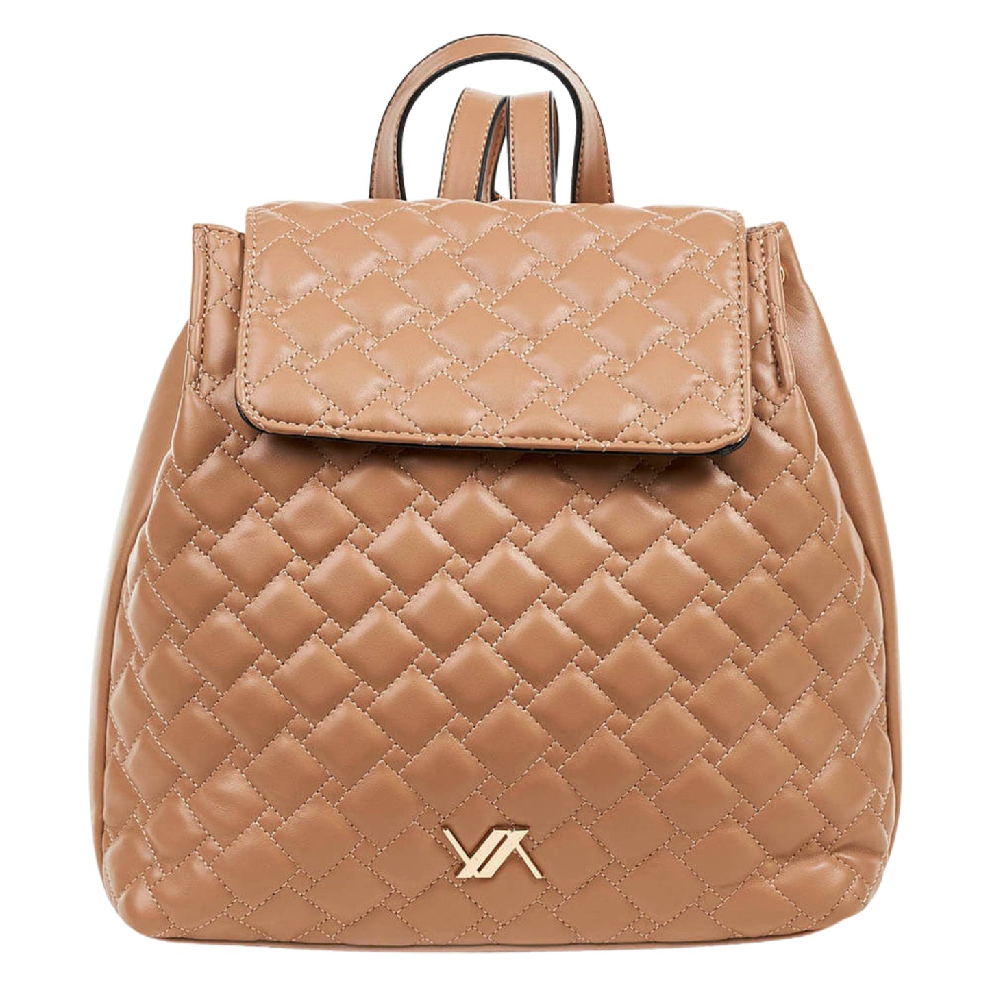 VERDE Women Bags Beige VERDE - Quilted Backpack