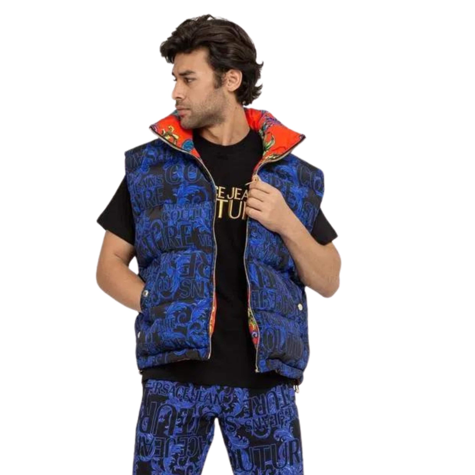 VERSACE Mens Jackets L / Multi-Color VERSACE - Desenli jacket