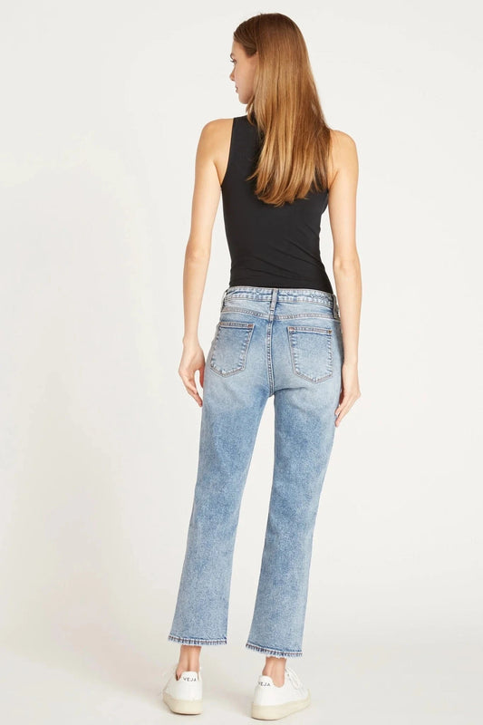 VIGOSS Womens Bottoms M / Blue VIGOSS -  Stevie Ripped Cropped Jeans