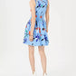 VINCE CAMUTO Womens Dress VINCE CAMUTO - Floral-Print Fit & Flare Dress