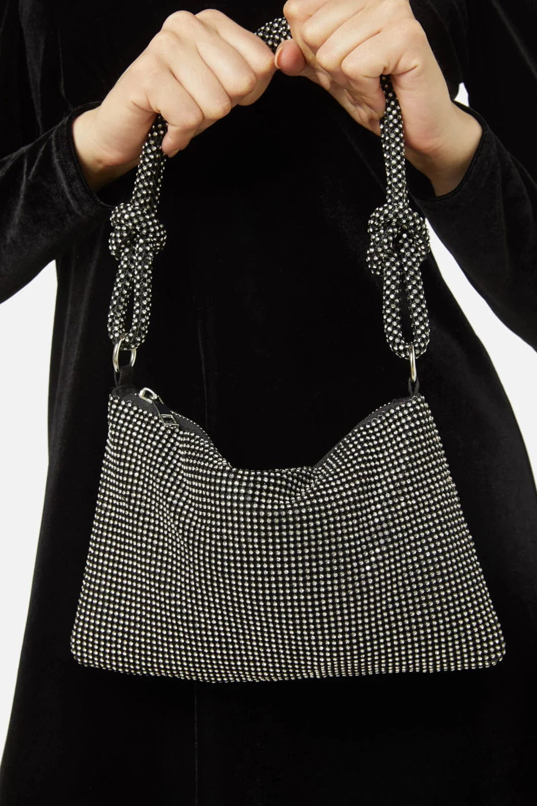 VIVA COUTURE Women Bags Silver VIVA COUTURE - Crystal Loop Bag