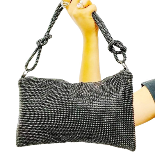 VIVA COUTURE Women Bags Silver VIVA COUTURE - Crystal Loop Bag