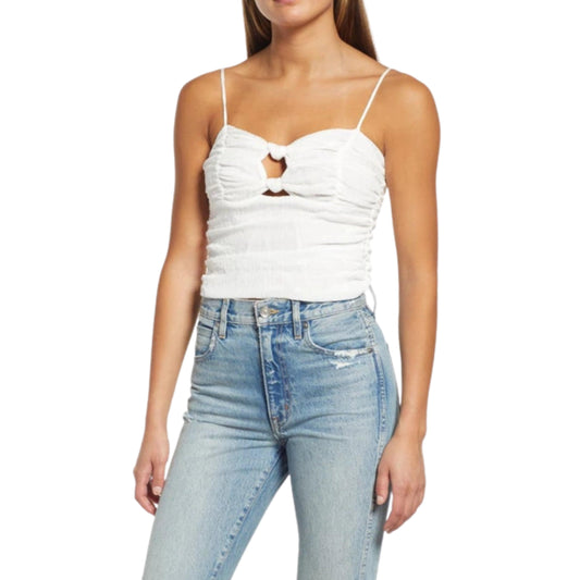 WAYF Womens Tops XS / White WAYF - Verity Crop Top Camisole