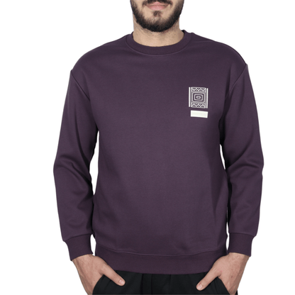 WEARS Mens Tops XL / Purple WEARS - Printed Sweatshirt