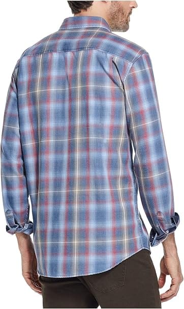 WEATHERPROOF Mens Tops XXXL / Multi-Color WEATHERPROOF - Long Sleeve Button Down Casual Shirt