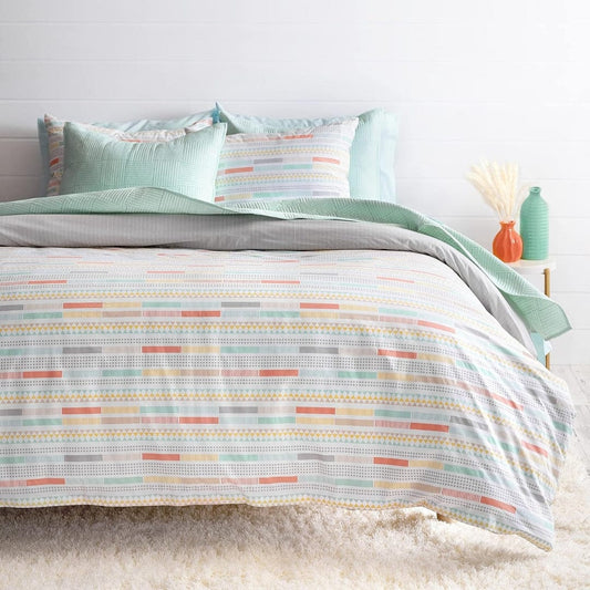 WELSPUN BASICS Comforter/Quilt/Duvet King / Multi-Color WELSPUN BASICS - August Comforter Set