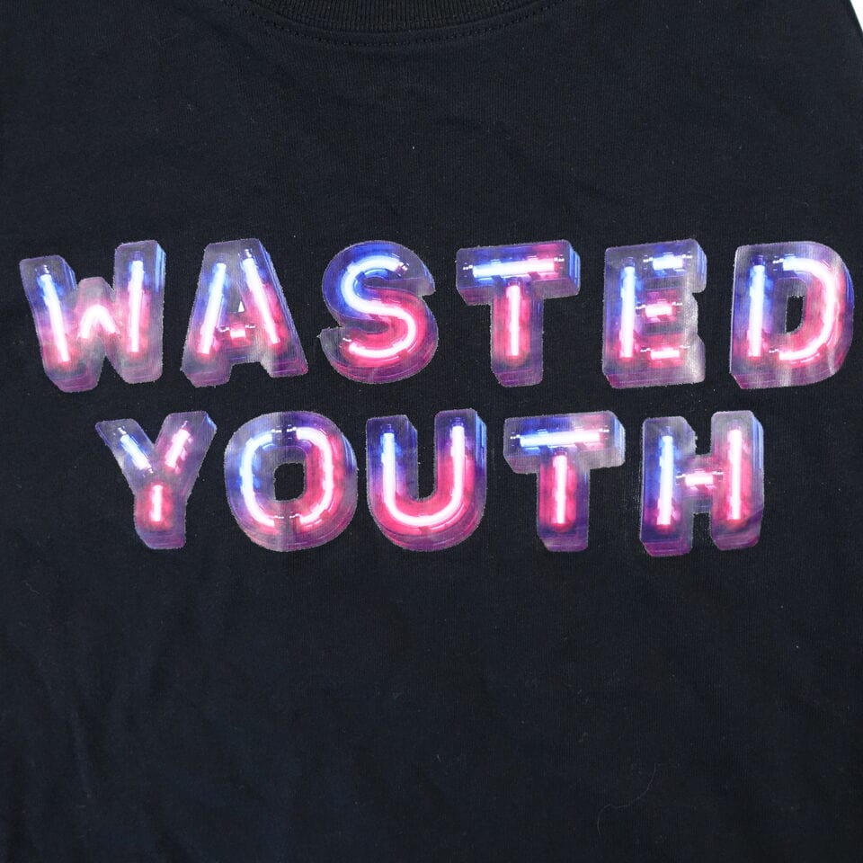 WESC Mens Tops XL / Black WESC - 'Wasted Youth' Graphic T-Shirt