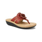WHITE MOUNTAIN Womens Shoes 39 / Red WHITE MOUNTAIN - Carnation Thong Comfort Slippers