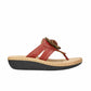 WHITE MOUNTAIN Womens Shoes 39 / Red WHITE MOUNTAIN - Carnation Thong Comfort Slippers