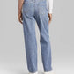 WILD FABLE Womens Bottoms WILD FABLE - Super-High Rise Distressed Straight Jeans