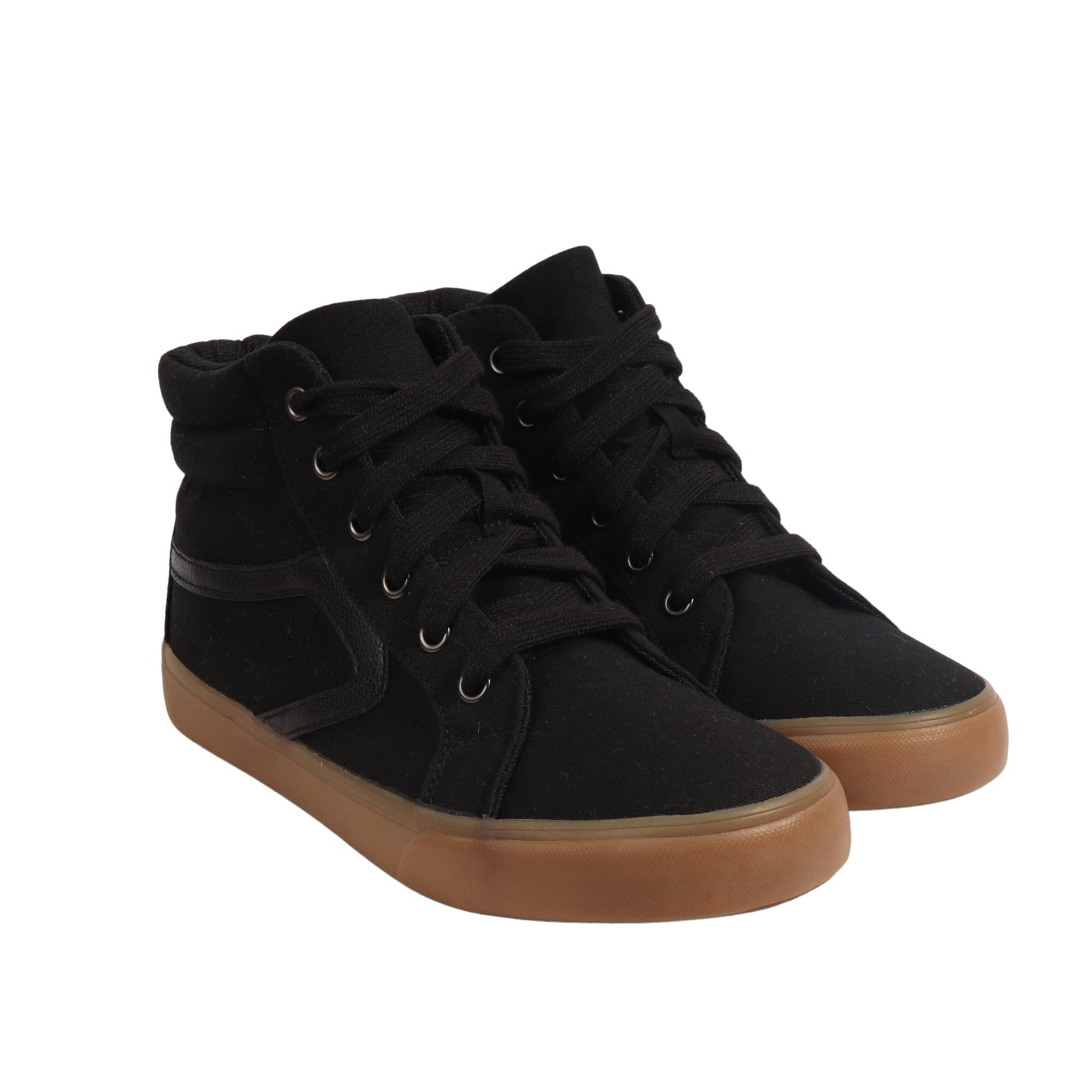 WONDER NATION Kids Shoes 31 / Black WONDER NATION - Canvas & Suede Classic Casual Shoe