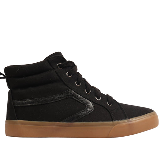 WONDER NATION Kids Shoes 31 / Black WONDER NATION - Canvas & Suede Classic Casual Shoe