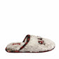 WONDERSHOP Womens Shoes WONDERSHOP - Mama Bear Faux Fur Plaid Slippers