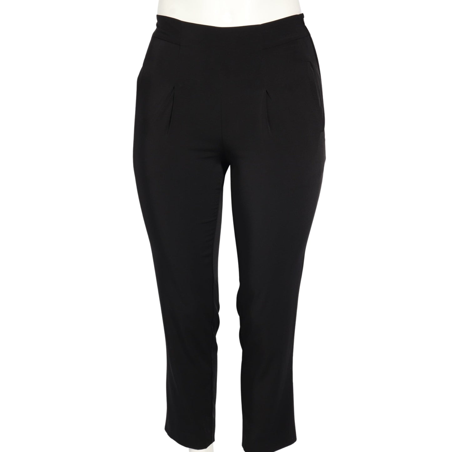 WORTHINGTON Womens Bottoms Petite M / Black WORTHINGTON - Side Zipper Pant