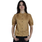 WORTHINGTON Womens Tops S / Beige WORTHINGTON - Open Top Buttons Front