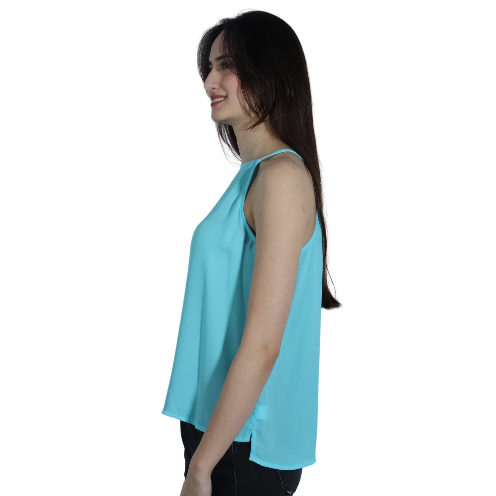 WORTHINGTON Womens Tops XS / Blue WORTHINGTON - Sleeveless Blouse