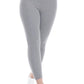 WOTTO Womens Bottoms WOTTO - Mid Rise Ankle Length Legging