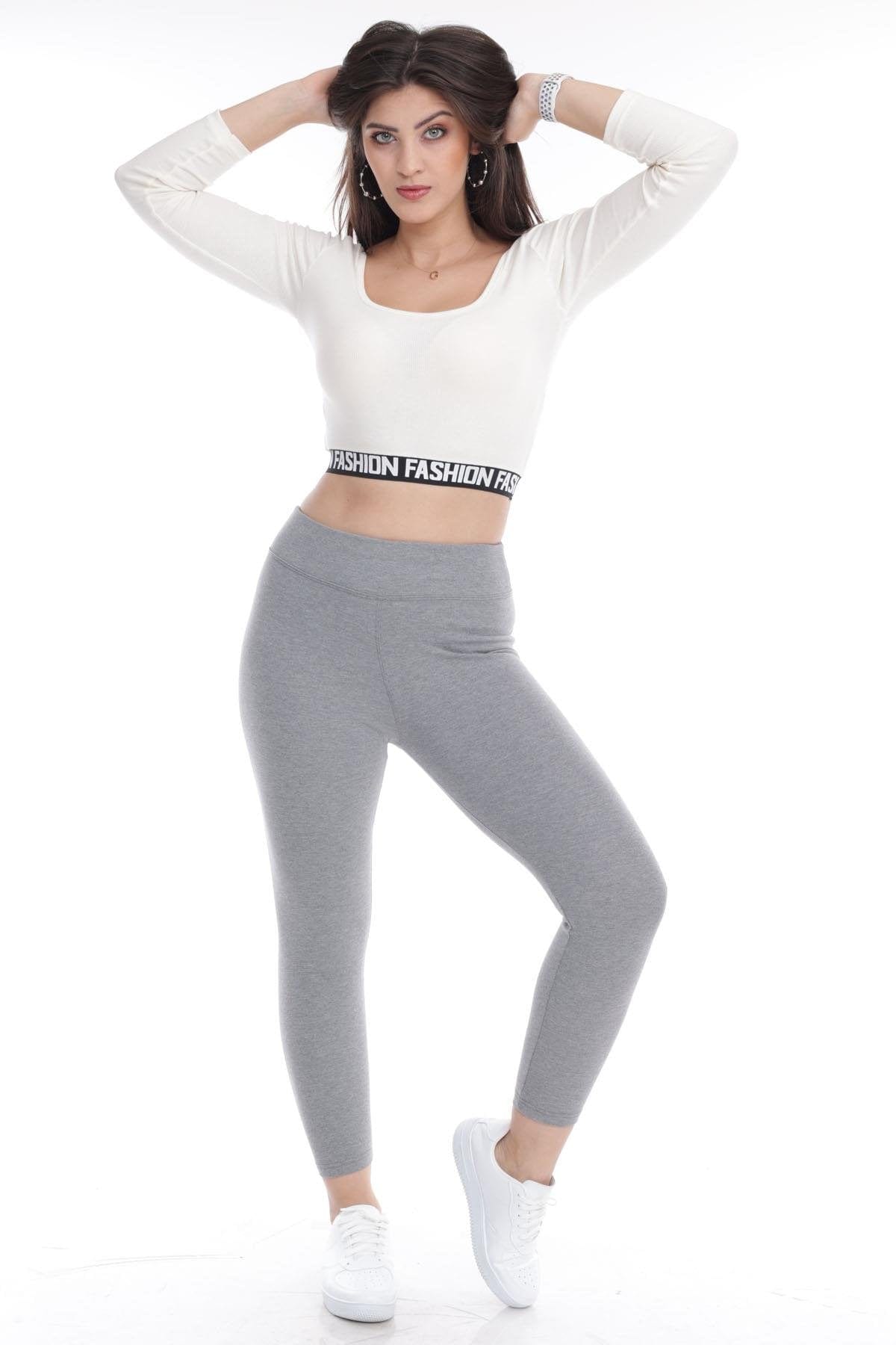 WOTTO Womens Bottoms WOTTO - Mid Rise Ankle Length Legging