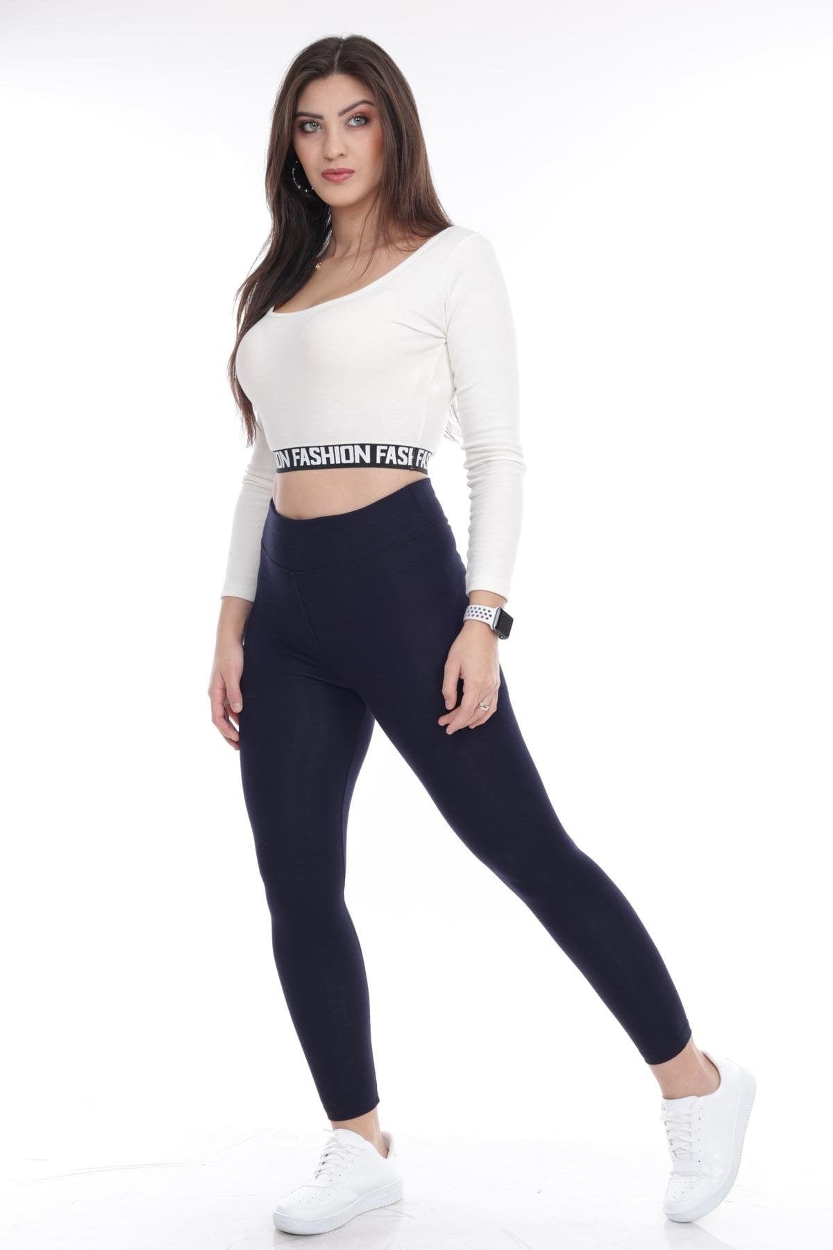 WOTTO Womens Bottoms WOTTO - Mid Rise Ankle Length Legging