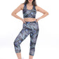 WOTTO Womens sports L / Multi-Color WOTTO - Cicle lines printed sports set