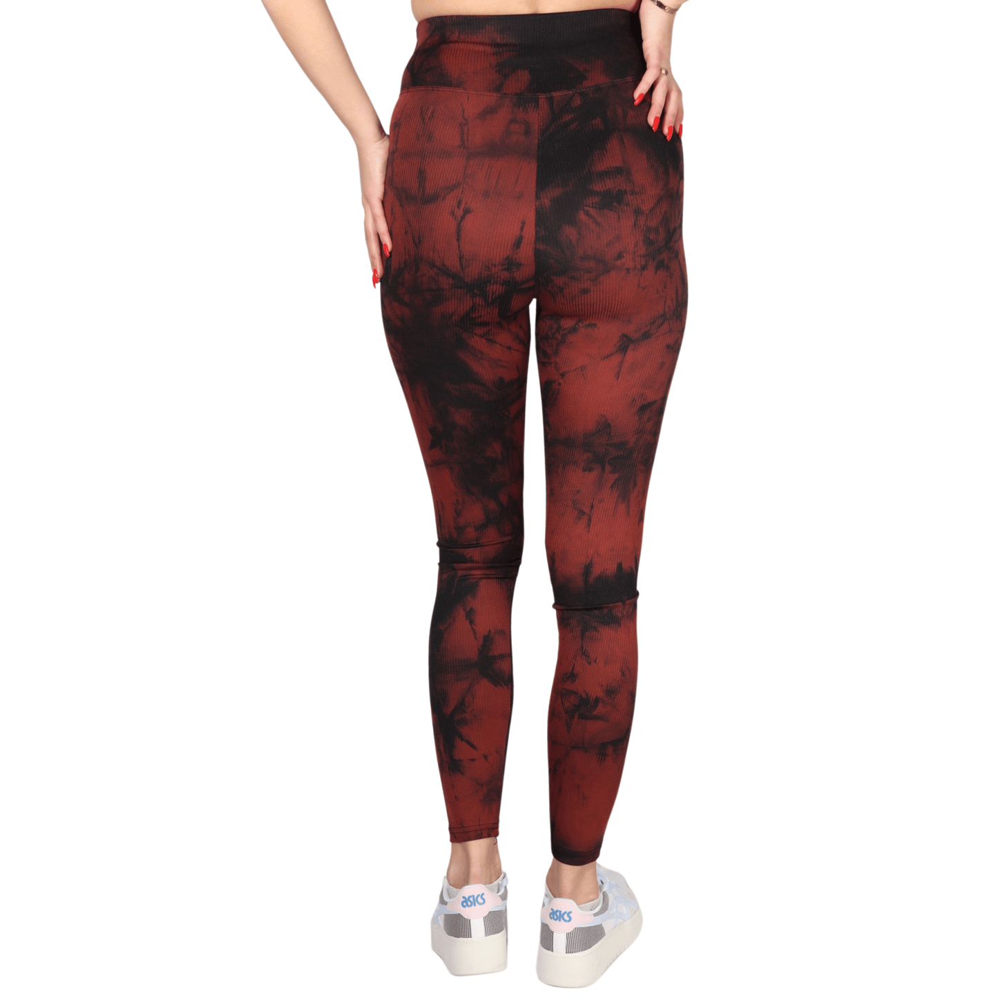 WOTTO Womens sports WOTTO - Ribbed tye dye leggings
