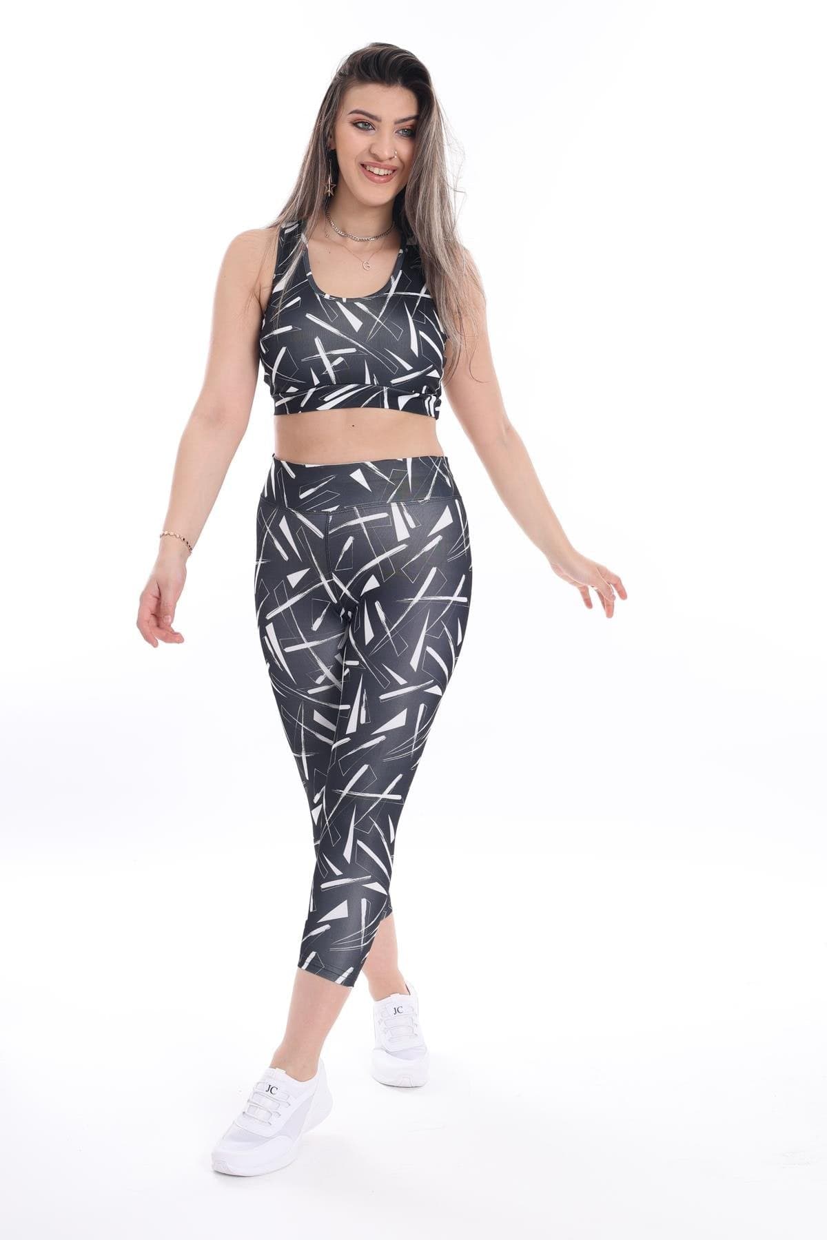 WOTTO Womens sports WOTTO - Sharp printed sports set