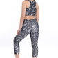 WOTTO Womens sports WOTTO - Sharp printed sports set