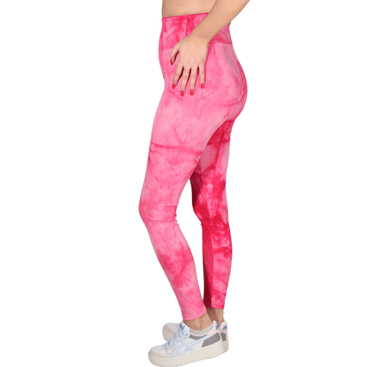 WOTTO Womens sports L / Multi-Color WOTTO - Tie dye ribbed leggings