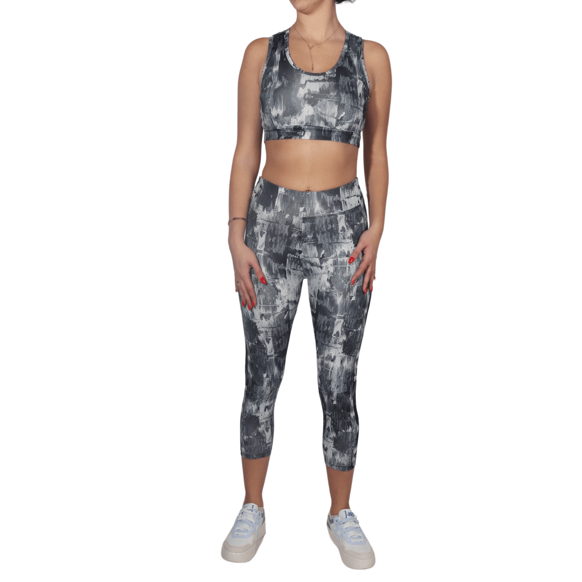 WOTTO Womens sports L / Multi-Color WOTTO - Two set Digital printed sports Set