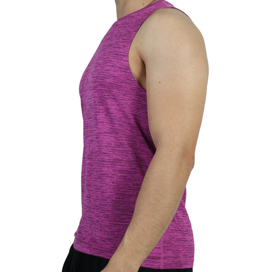 XERSION Mens sports M / Pink XERSION - Round neck Tank Top